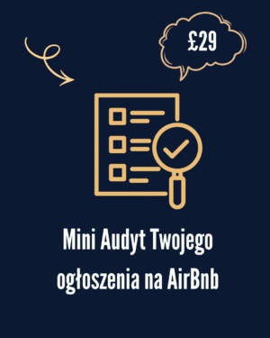 PAKIET 3 = Mini Audyt ogłoszenia na Airbnb